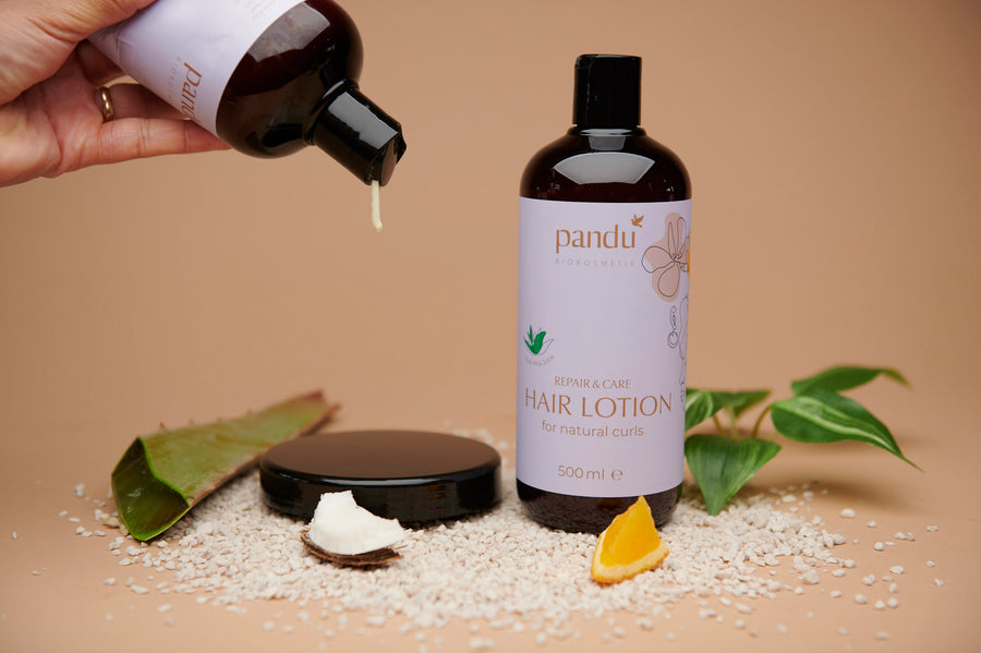 Pandu Hair Lotion - Repair & Care - die natürliche Wahl für trockenes und  frizzy Locken und Afrohaaren